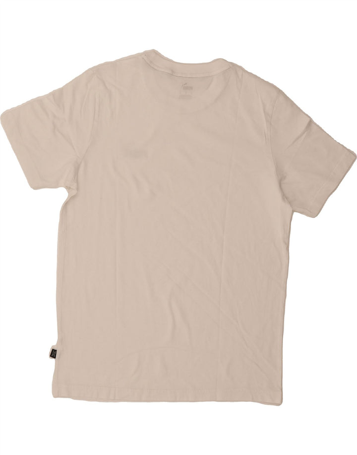 PUMA Mens T-Shirt Top Medium White Cotton Vintage Puma and Second-Hand Puma from Messina Hembry 