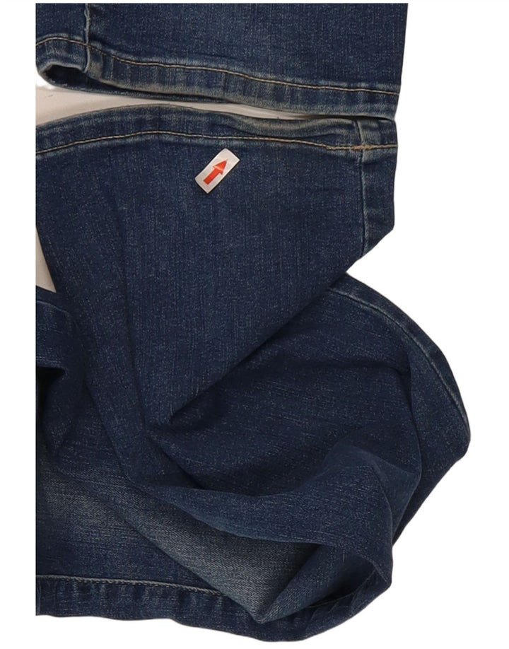 Guess Womens Mid Rise Straight Jeans W31 L31 Blue Cotton