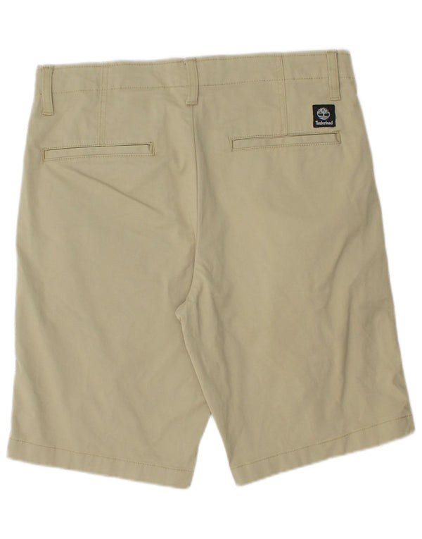 Timberland Mens Chino Shorts W30 Medium Green Cotton
