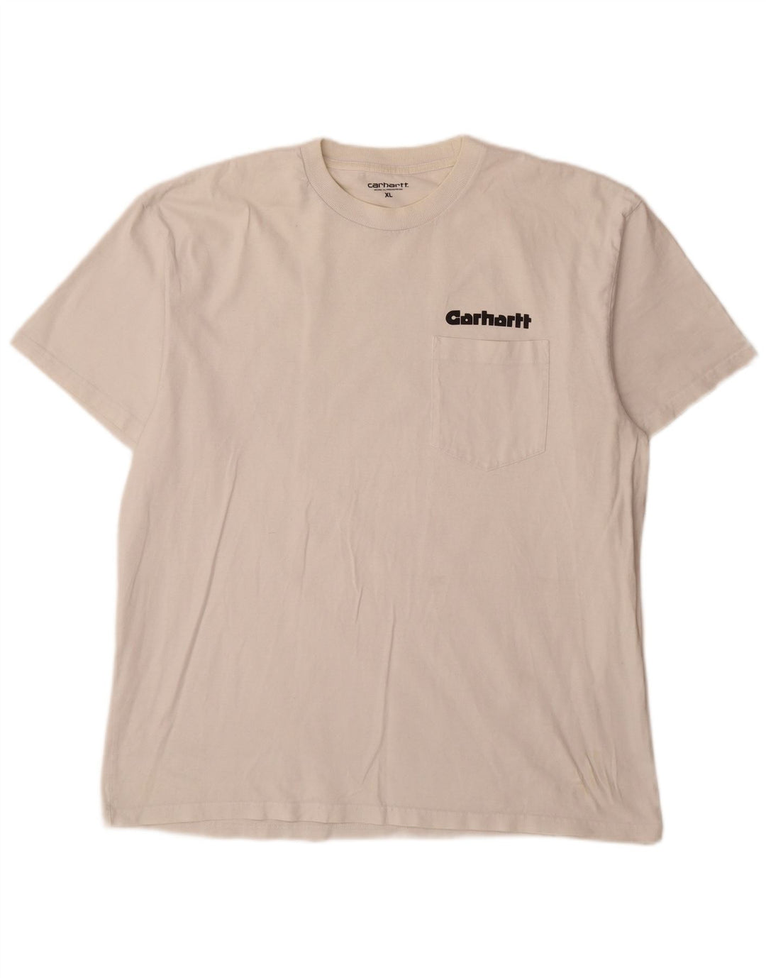 Carhartt Mens Graphic T-Shirt Top XL White Cotton