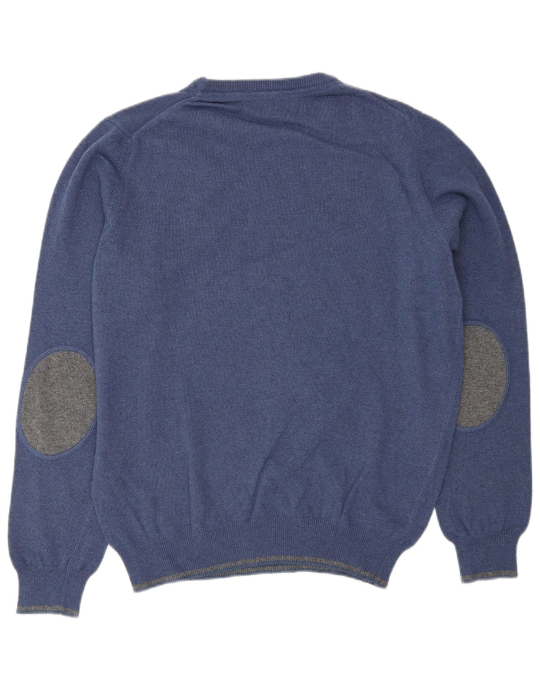 JECKERSON Mens Crew Neck Jumper Sweater Small Blue