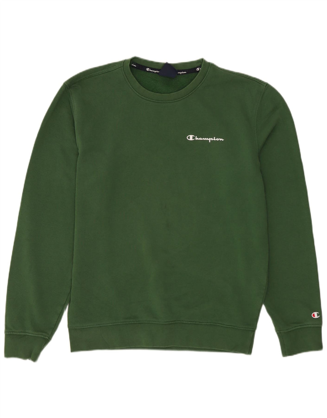 CHAMPION Mens Sweatshirt Jumper XS Green