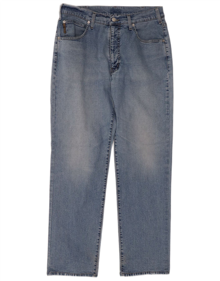 Armani Mens Straight Jeans W36 L31 Blue