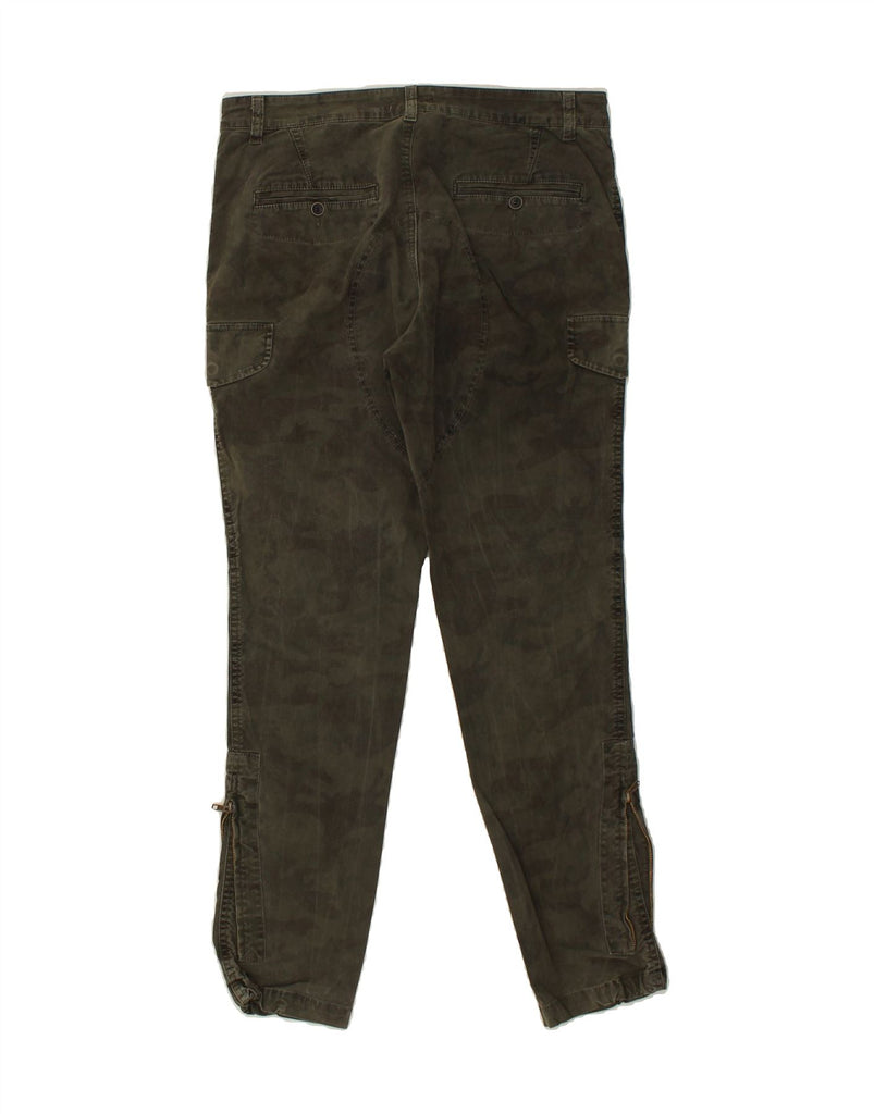 VINTAGE Mens Slim Cargo Trousers W33 L29 Khaki Camouflage Vintage Vintage and Second-Hand Vintage from Messina Hembry 