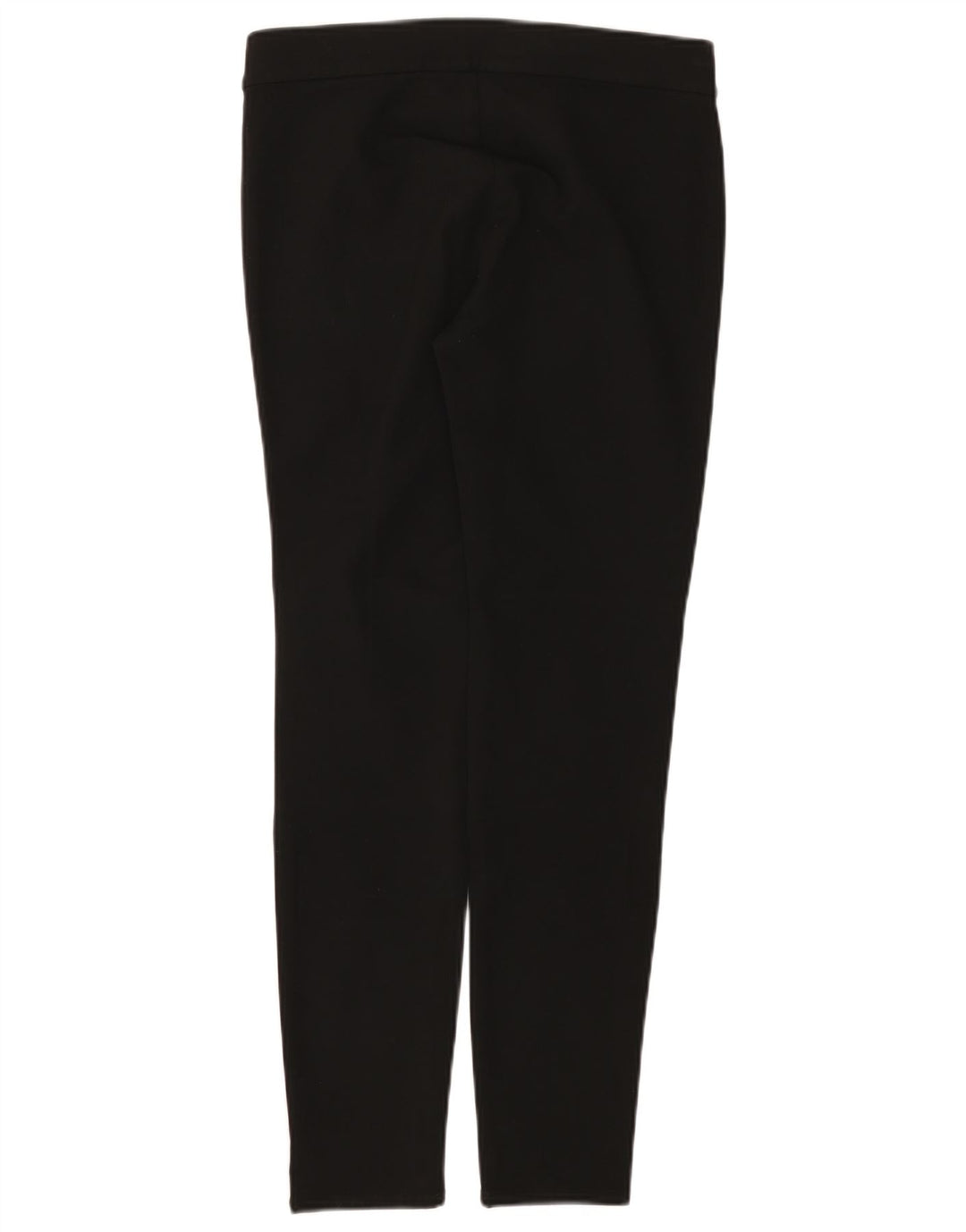 Zara Womens Mid Rise Slim Casual Trousers Medium W28 L28 Black Polyester