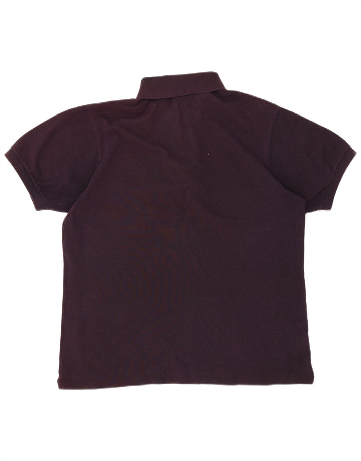 Lacoste Mens Polo Shirt Size 5 Large Purple Cotton
