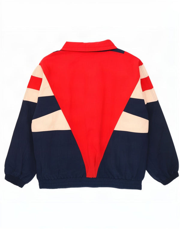 Vintage Mens Unisex Tracksuit Top Jacket EU 52/54 Large Navy Blue