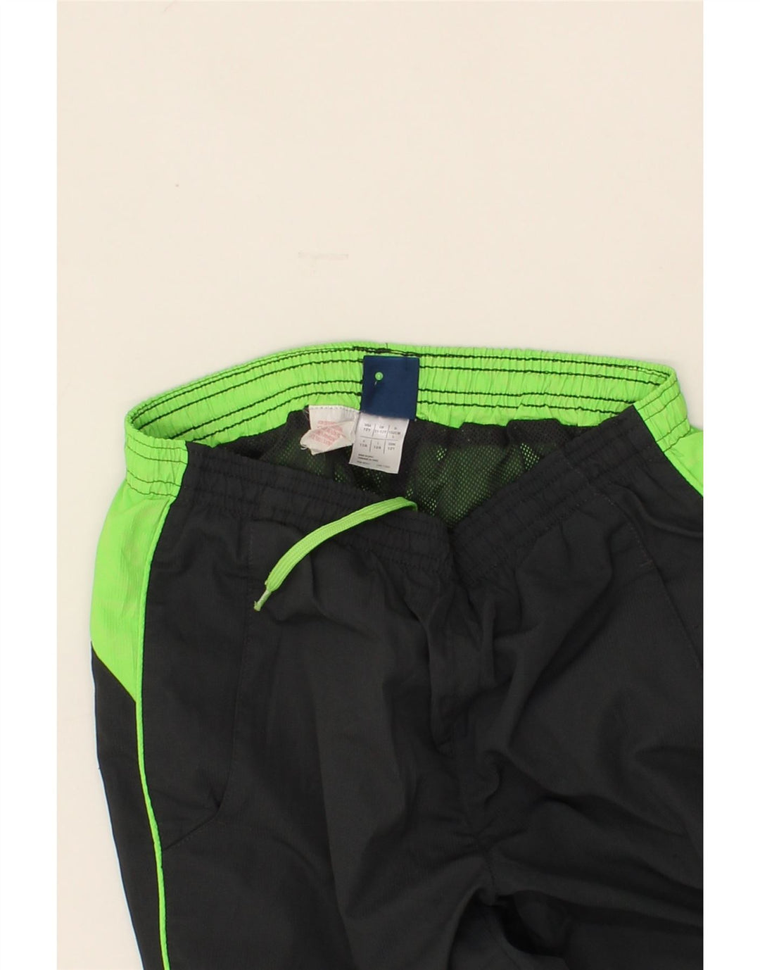 REEBOK Boys Graphic Tracksuit Trousers Joggers 11-12 Years Grey Vintage Reebok and Second-Hand Reebok from Messina Hembry 