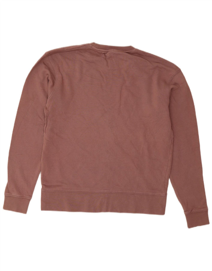 ZARA Mens Sweatshirt Jumper Small Pink Cotton