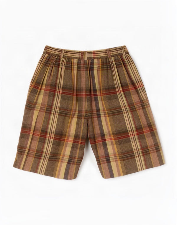 Conrad C Womens Pegged Casual Shorts UK 10 Small W26 Multicoloured Check