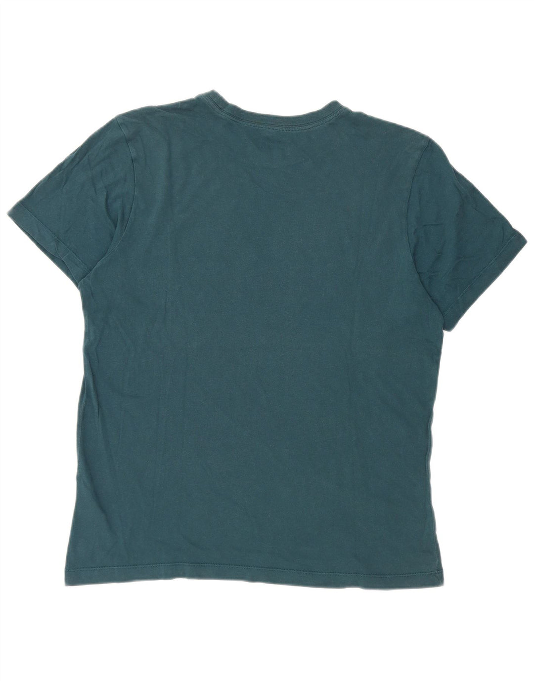 Nike Mens Swoosh Graphic T-Shirt Top Medium Blue Cotton