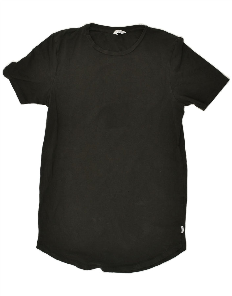 JACK & JONES Womens T-Shirt Top UK 14 Large Black Cotton | Vintage Jack & Jones | Thrift | Second-Hand Jack & Jones | Used Clothing | Messina Hembry 