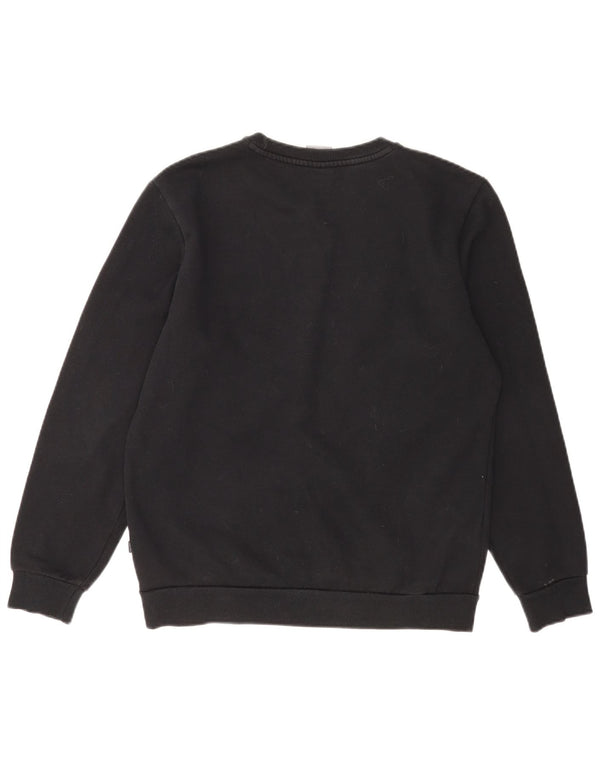 Puma Mens Graphic Sweatshirt Jumper Small Black Cotton