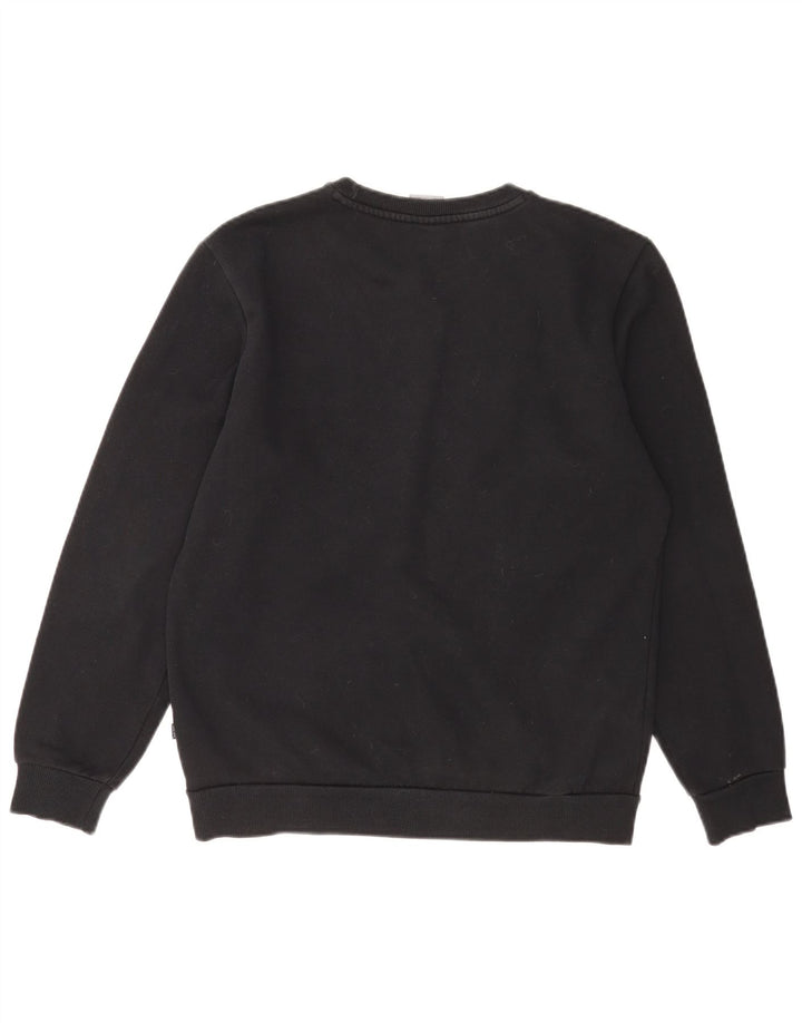 Puma Mens Graphic Sweatshirt Jumper Small Black Cotton