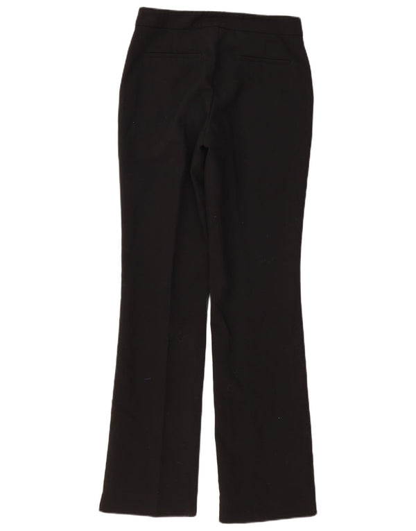 ZARA Womens Straight Suit Trousers Small W27 L33 Black Polyester