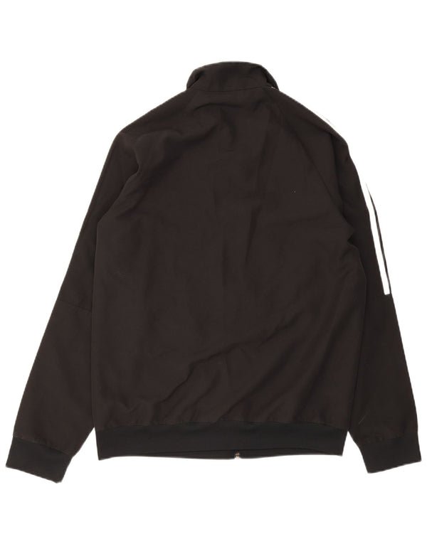 Adidas Mens Climalite Tracksuit Top Jacket Small Black Polyester