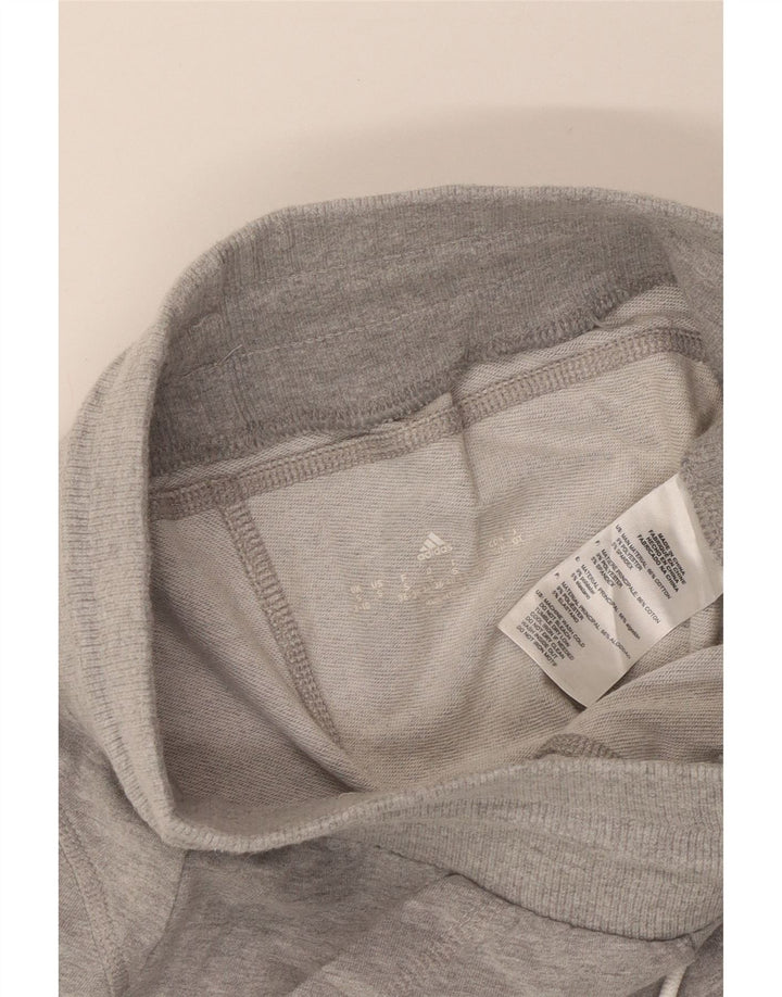 Adidas Womens Tracksuit Trousers UK 8/10 Small  Grey Flecked Polyester