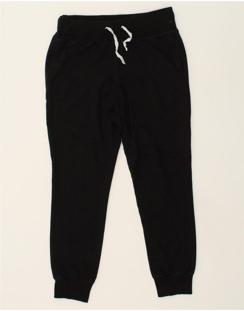 O'NEILL Womens Tracksuit Trousers Joggers UK 8 Small Black Cotton | Vintage O'Neill | Thrift | Second-Hand O'Neill | Used Clothing | Messina Hembry 