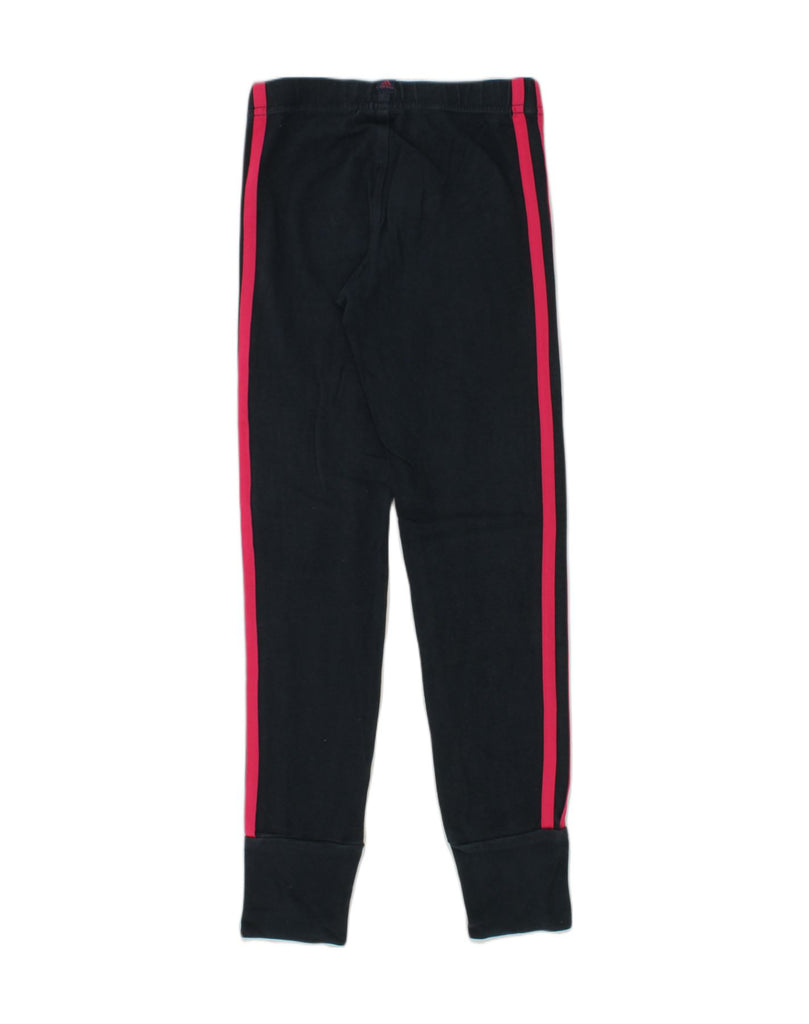 ADIDAS Girls Tracksuit Trousers Joggers 9-10 Years Medium Black Cotton | Vintage Adidas | Thrift | Second-Hand Adidas | Used Clothing | Messina Hembry 