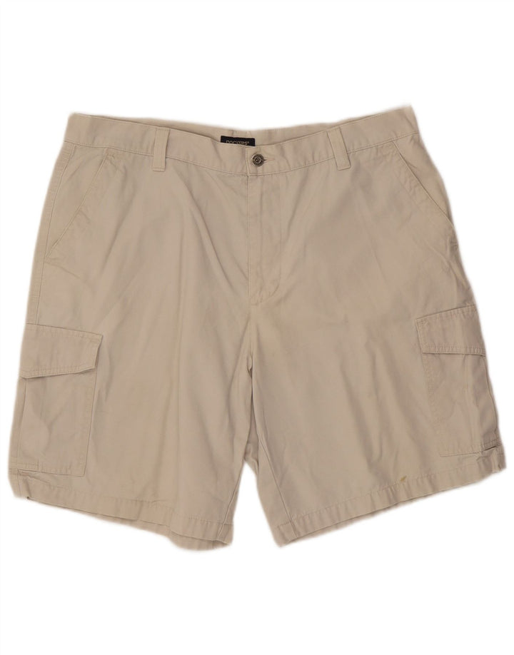 DOCKERS Mens Cargo Shorts W38 XL  Beige Cotton