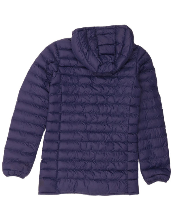 Mountain Warehouse Boys Hooded Padded Coat 12-13 Years Navy Blue Nylon