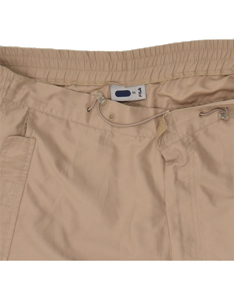 FILA Mens Chino Shorts XL W38 Brown Polyester | Vintage Fila | Thrift | Second-Hand Fila | Used Clothing | Messina Hembry 