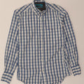 WRANGLER Mens Shirt Medium Blue Check Cotton Vintage Wrangler and Second-Hand Wrangler from Messina Hembry 