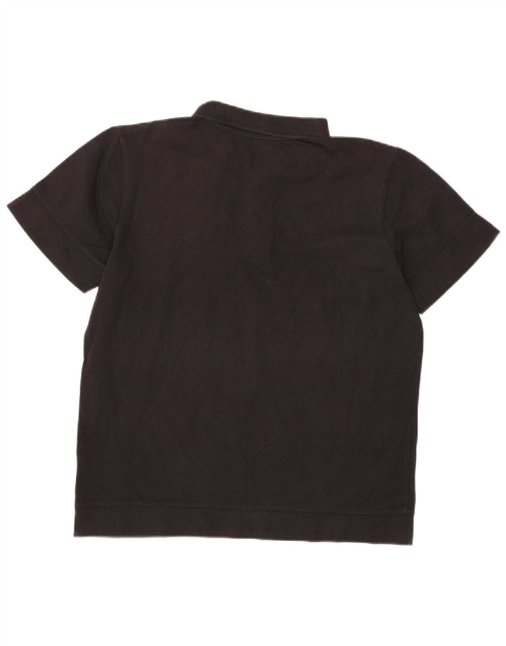 Puma Mens Polo Shirt Medium Black Cotton