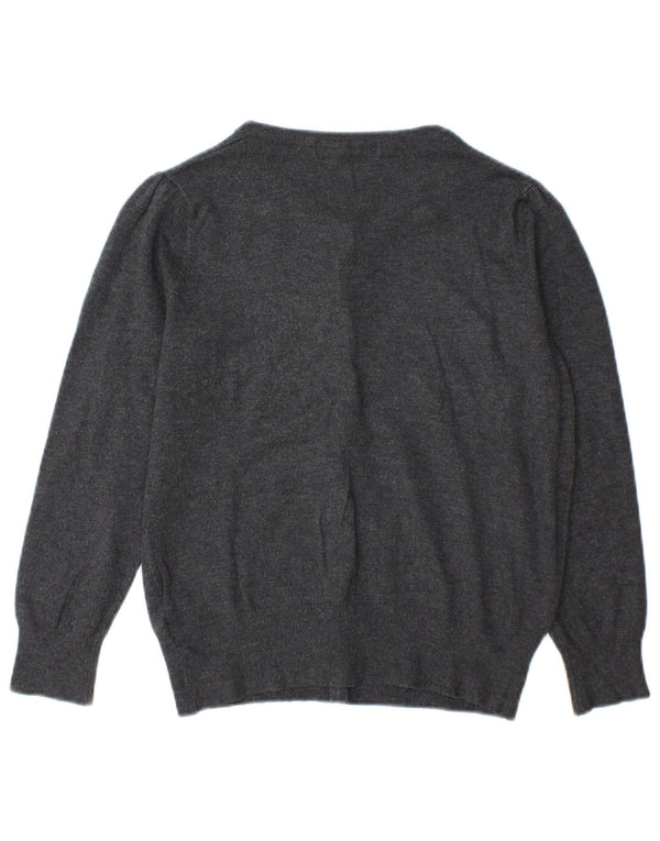 Marks & Spencer Womens Cardigan Sweater UK 10 Small Grey Viscose