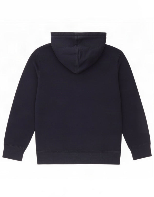 Gap Boys Graphic Zip Hoodie Sweater 7-8 Years Medium Navy Blue Cotton