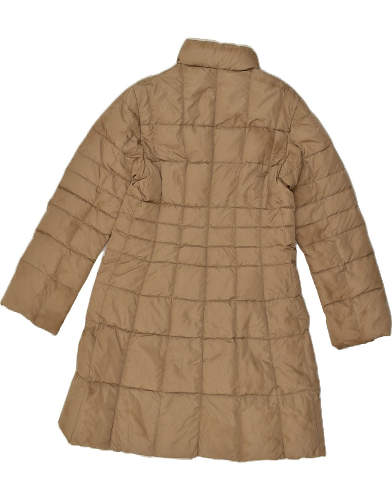 MONCLER Womens Padded Coat Size 3 Large Brown Polyamide | Vintage Moncler | Thrift | Second-Hand Moncler | Used Clothing | Messina Hembry 