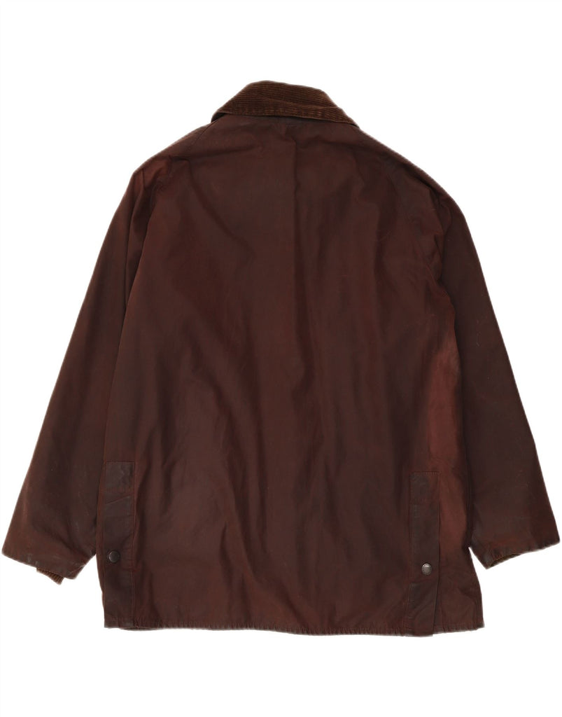 BARBOUR Mens Waxed Cotton Jacket UK 46 XL Brown Cotton Vintage Barbour and Second-Hand Barbour from Messina Hembry 