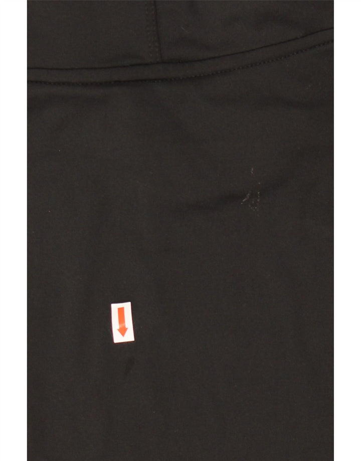 PUMA Womens Graphic Sleeveless Hoodie Jumper UK 12 Medium Black Polyester