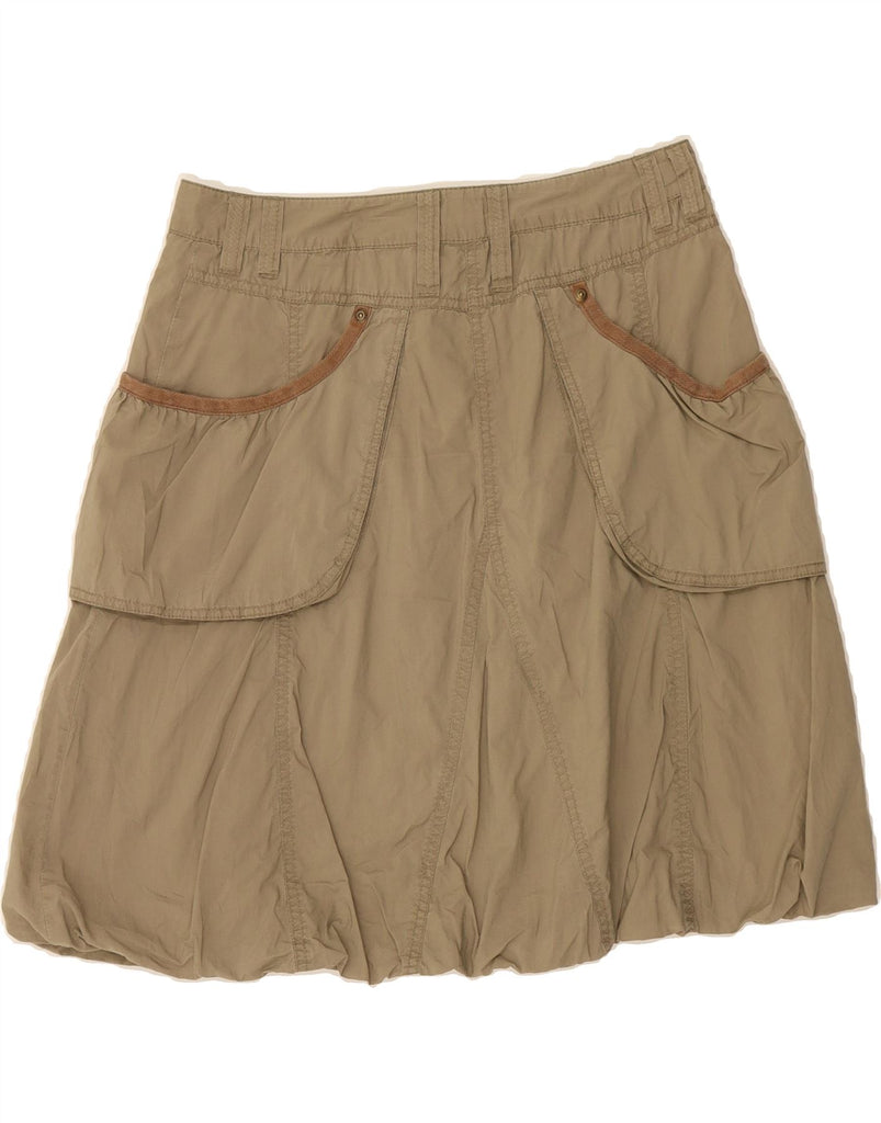 MARLBORO CLASSICS Womens A-Line Skirt EU 42 Large W30  Khaki Vintage Marlboro Classics and Second-Hand Marlboro Classics from Messina Hembry 
