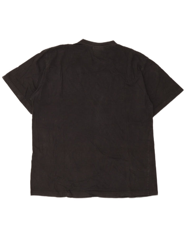 UMBRO Mens T-Shirt Top UK 47/48 2XL Black Cotton