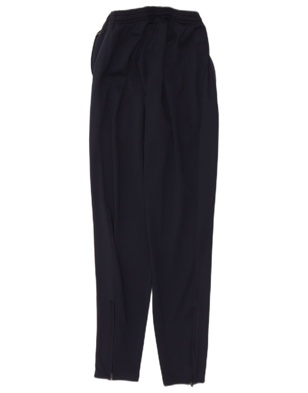 NIKE Mens Dri Fit Graphic Tracksuit Trousers Small  Navy Blue Polyester