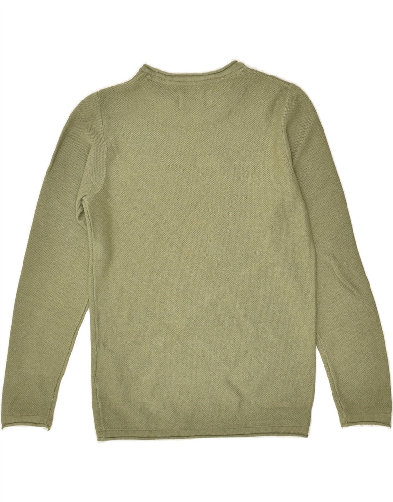 JACK & JONES Boys Sweatshirt Jumper 9-10 Years Khaki Cotton | Vintage Jack & Jones | Thrift | Second-Hand Jack & Jones | Used Clothing | Messina Hembry 