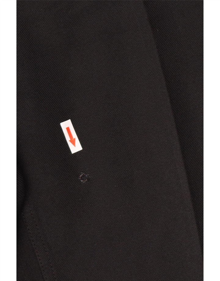 Wrangler Mens Straight Casual Trousers W42 L28 Black Polyester