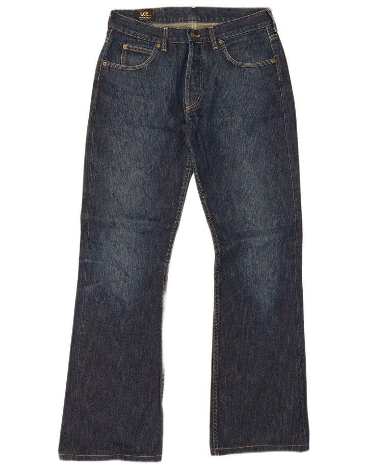 Lee Mens Denver Bootcut Jeans W32 L32 Blue Cotton
