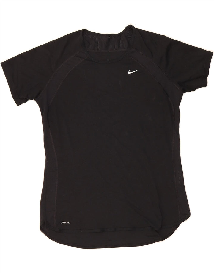 NIKE Womens Dri Fit T-Shirt Top UK 16 Large Black Polyester Vintage Nike and Second-Hand Nike from Messina Hembry 