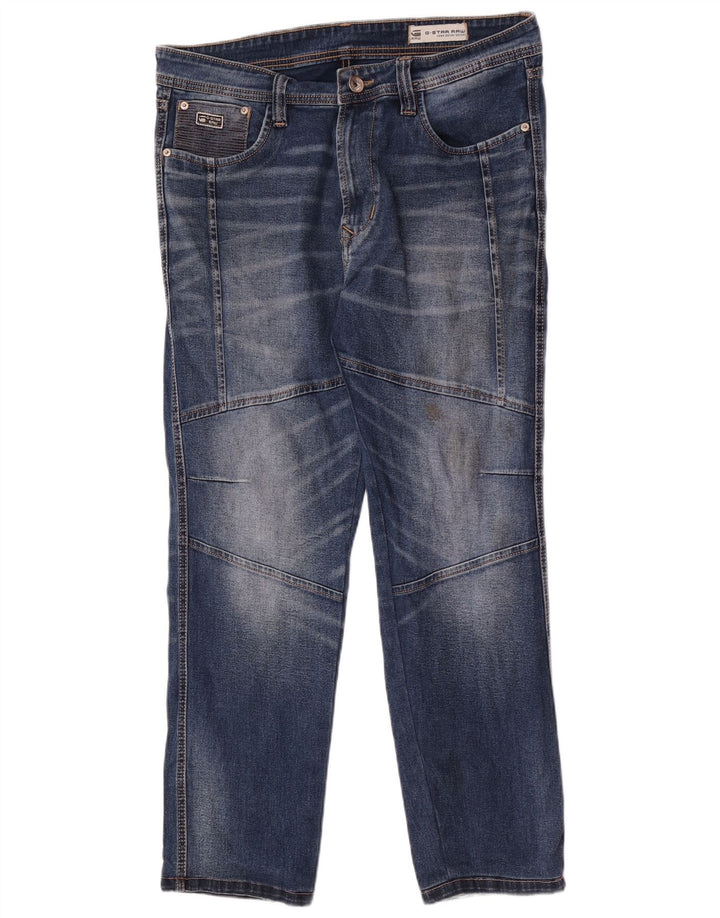 G-Star Mens Bronson Slim Jeans W34 L29 Blue Cotton
