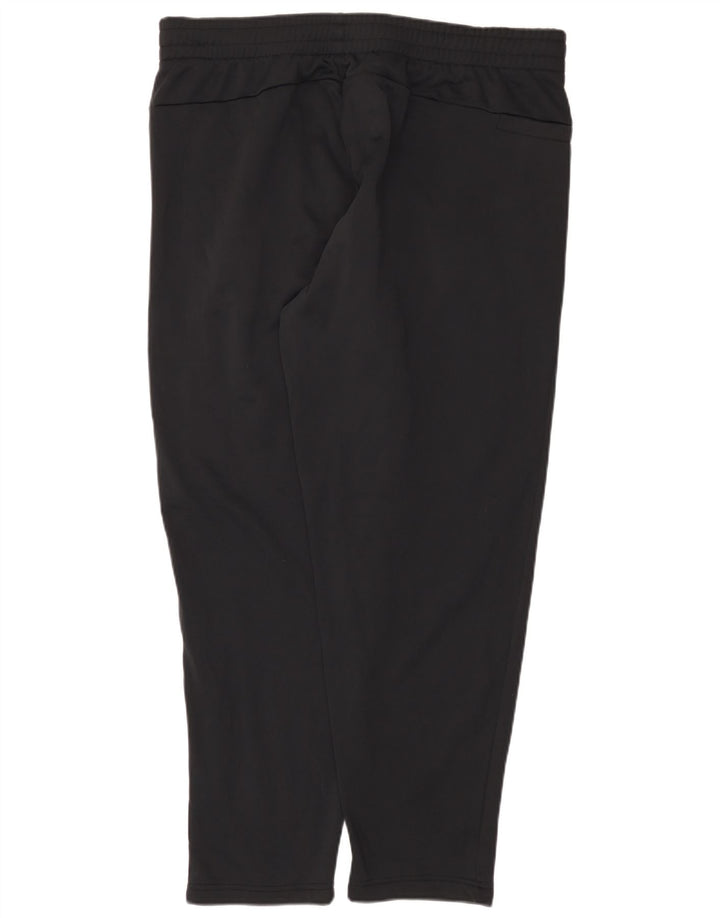 Under Armour Mens Loose Fit Tracksuit Trousers 2XL Black Polyester