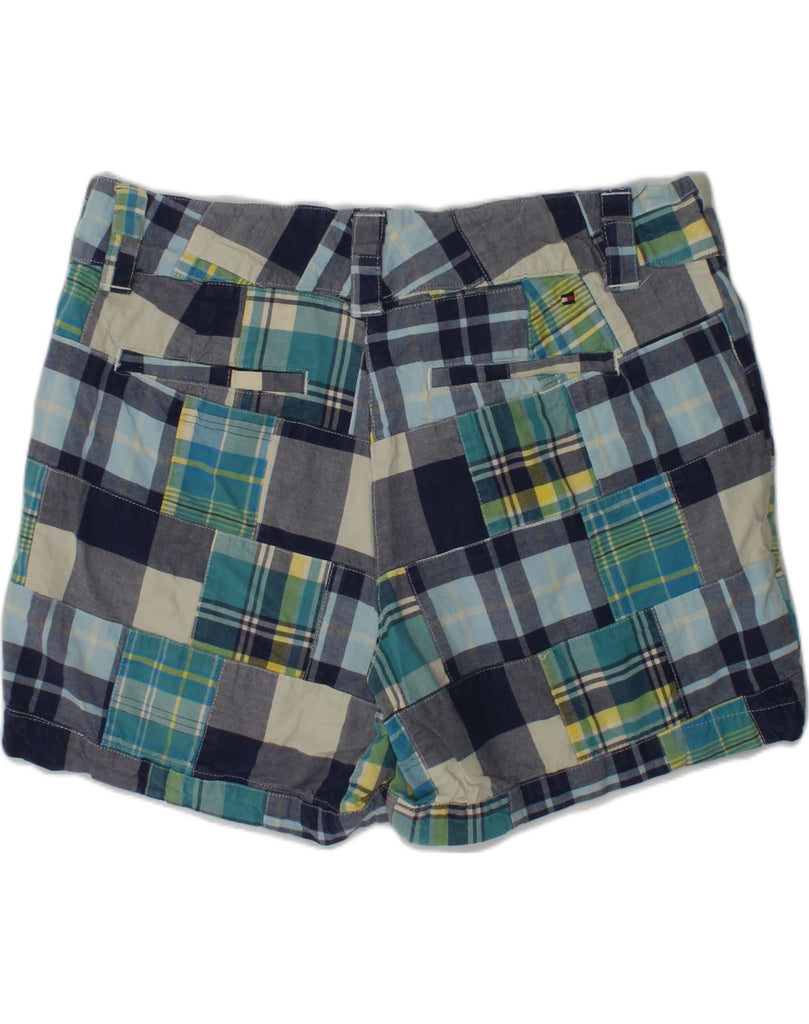 TOMMY HILFIGER Womens Hot Pants US 8 Medium W30  Multicoloured Check | Vintage Tommy Hilfiger | Thrift | Second-Hand Tommy Hilfiger | Used Clothing | Messina Hembry 