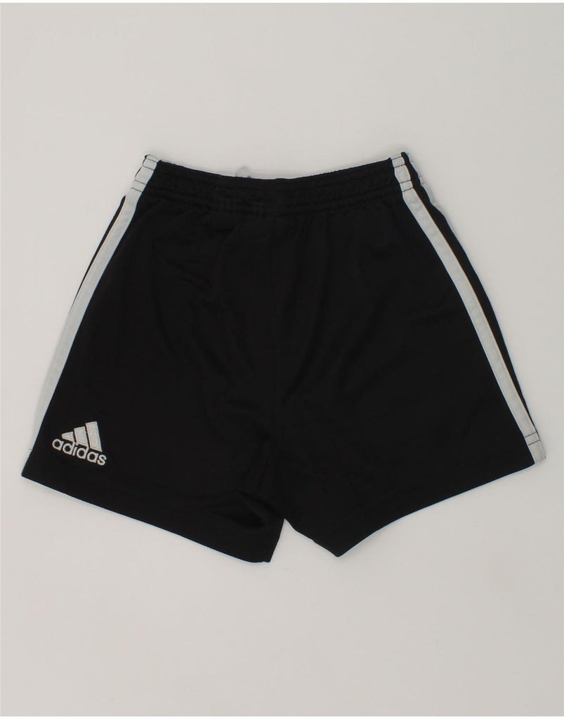 ADIDAS Boys Deutscher Fussball Bund Sport Shorts 3-4 Years Black Polyester | Vintage Adidas | Thrift | Second-Hand Adidas | Used Clothing | Messina Hembry 