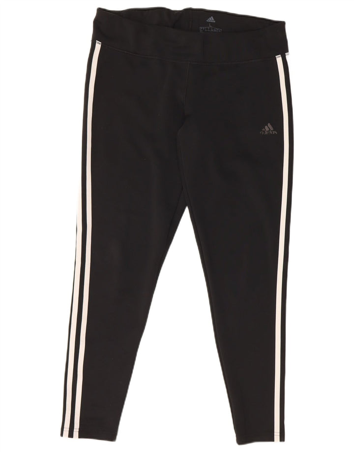 Adidas Womens Climalite Leggings UK 16/18 Large  Black