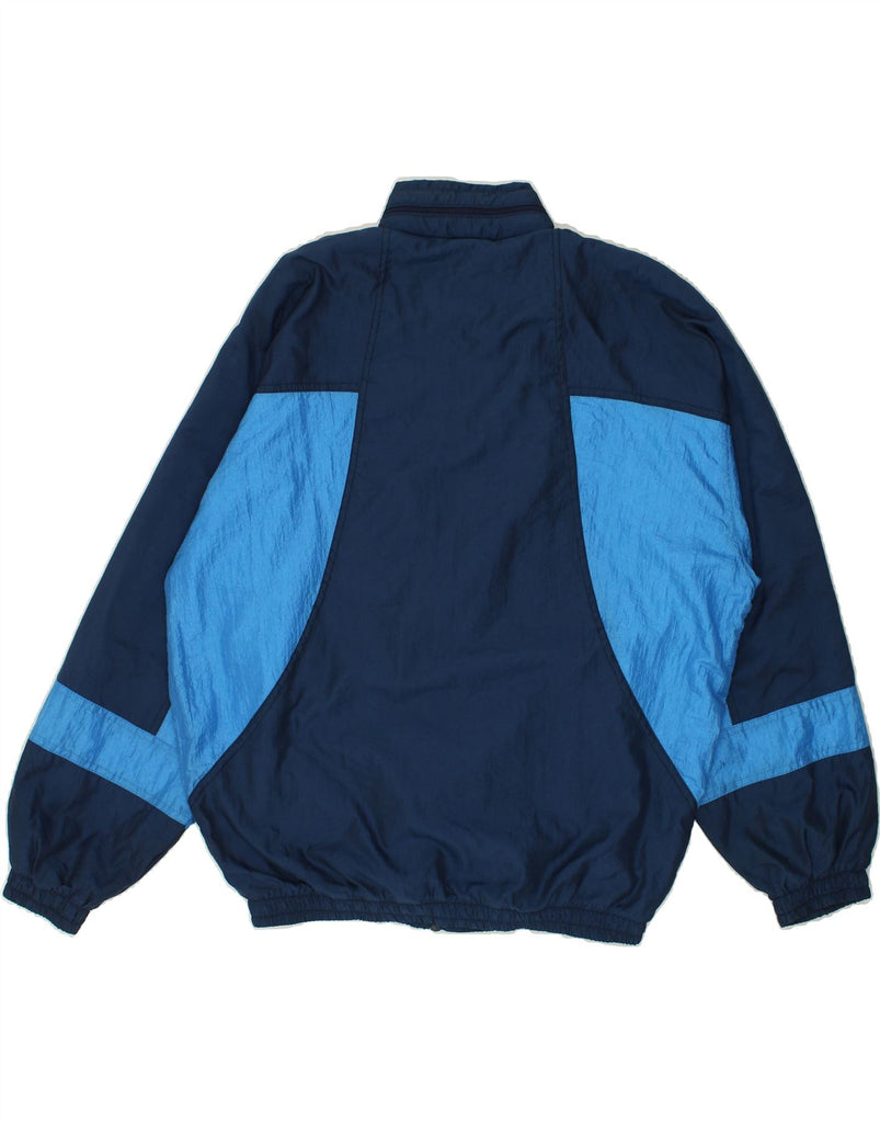 DIADORA Womens Hooded Tracksuit Top Jacket IT 50 Medium Navy Blue Vintage Diadora and Second-Hand Diadora from Messina Hembry 