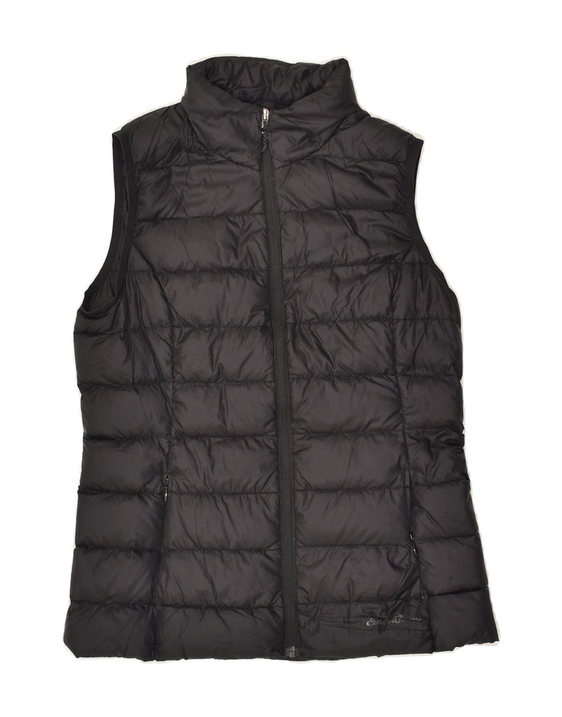 EDDIE BAUER Womens Padded Gilet UK 10 Small Black Polyester | Vintage Eddie Bauer | Thrift | Second-Hand Eddie Bauer | Used Clothing | Messina Hembry 