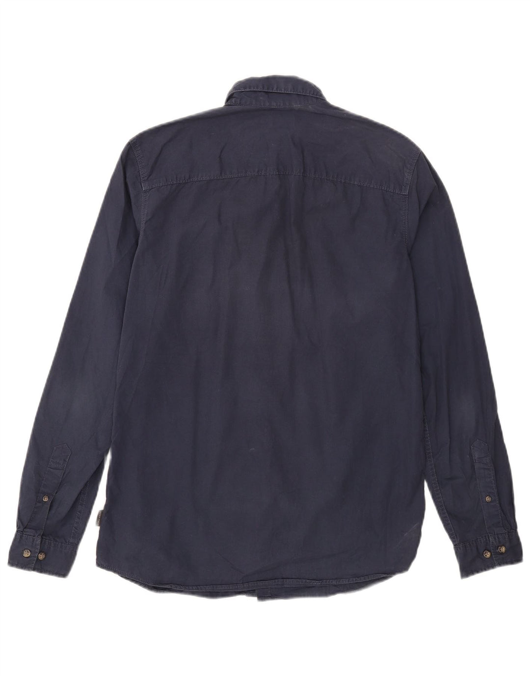 Jack & Jones Mens Shirt Medium Navy Blue Cotton