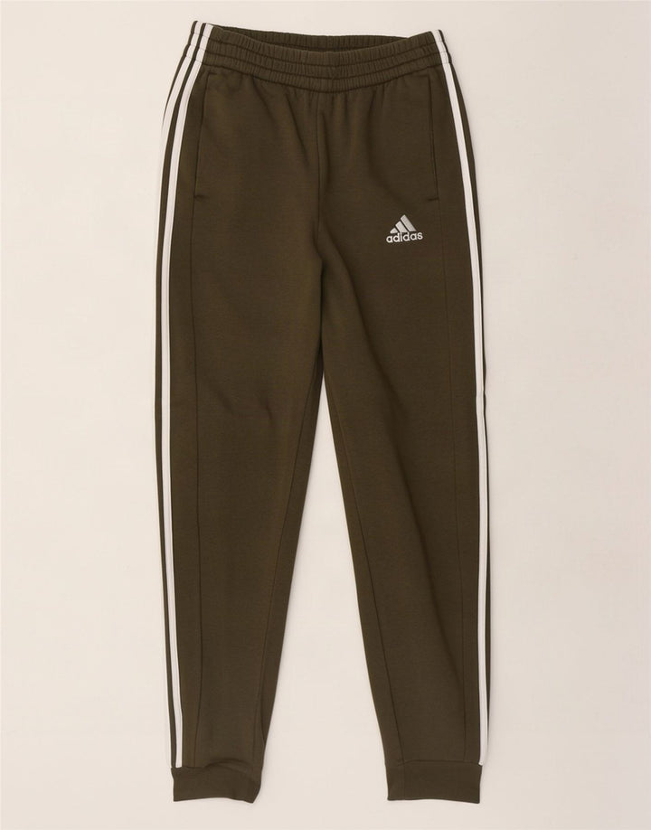 Adidas Mens Tracksuit Trousers Joggers Medium Khaki Cotton