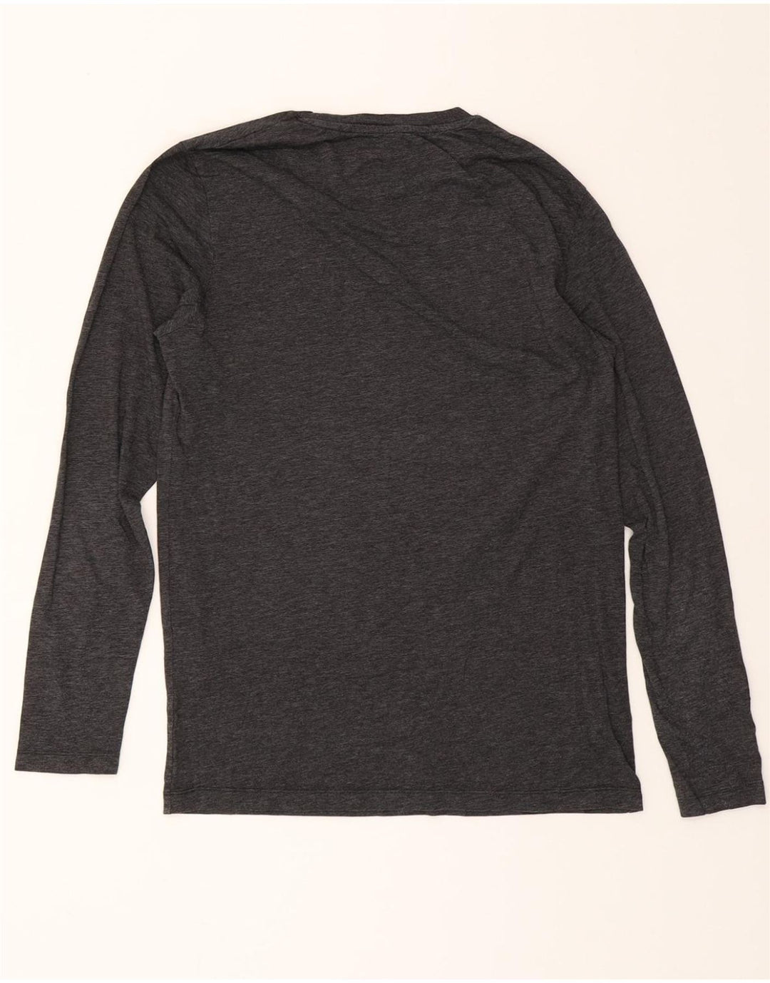 JACK & JONES Mens Slim Fit Graphic Top Long Sleeve Large Grey Cotton Vintage Jack & Jones and Second-Hand Jack & Jones from Messina Hembry 